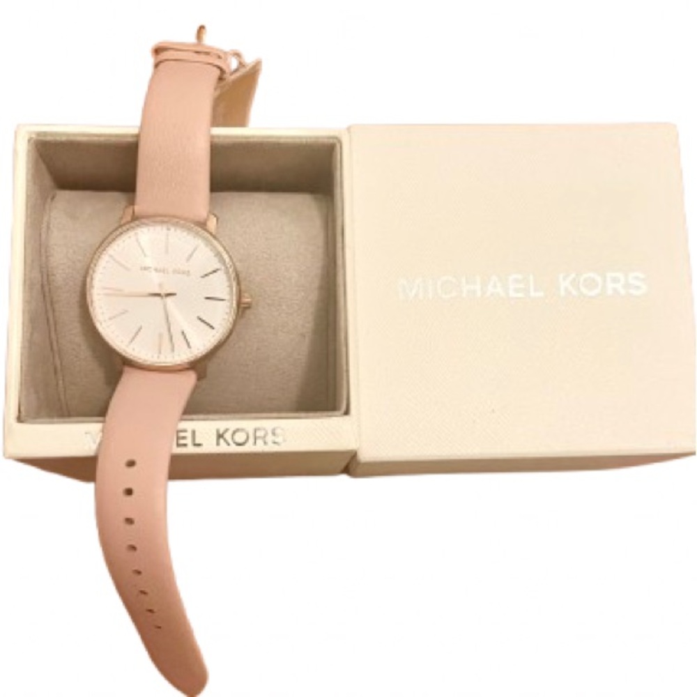 Michael Kors 38mm Rose Gold-Tone MK2741 Leather Band *NWT* & Box